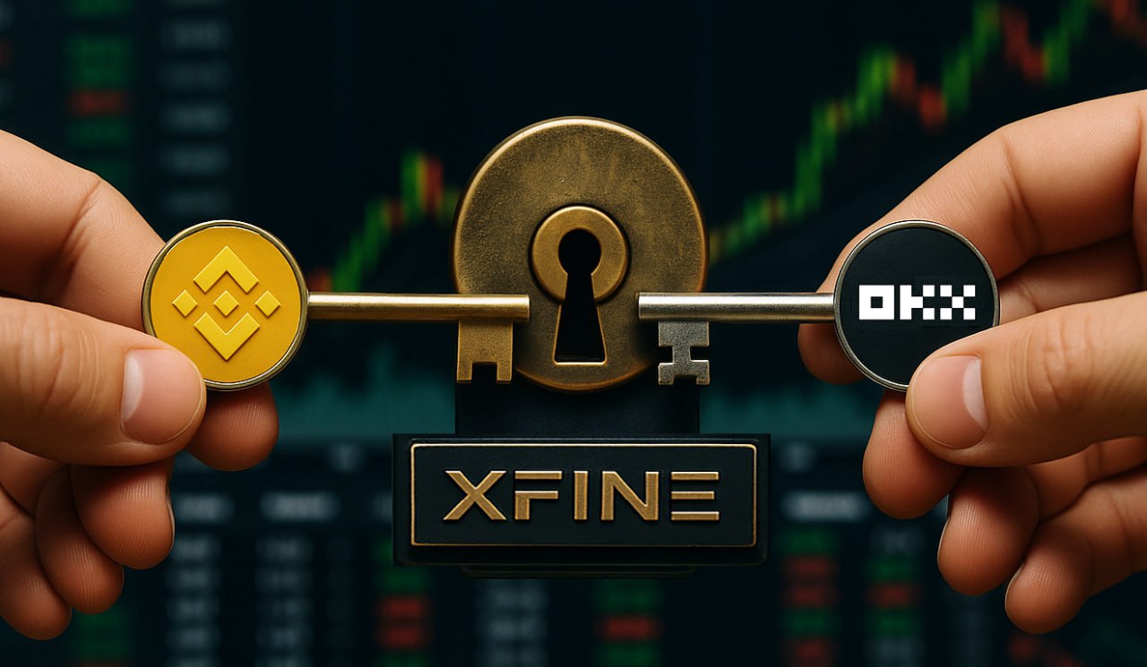 Вслед за ликвидностью Binance клиенты XFINE получили доступ к крипто-фьючерсам OKX